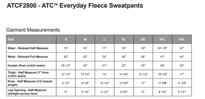 ATC™ EVERYDAY FLEECE SWEATPANTS. ATCF2800