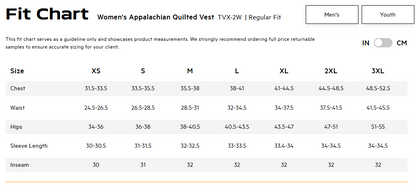 Women's Appalachian Quilted Vest